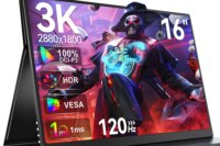 UPERFECT UColor O2 16“ OLED 120Hz Portable Monitor 3K USB C Laptop Monitor w/ 100% DCI-P3 HDMI Computer Gaming Display For Mac