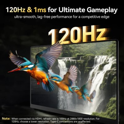 UPERFECT UColor O2 16“ OLED 120Hz Portable Monitor 3K USB C Laptop Monitor w/ 100% DCI-P3 HDMI Computer Gaming Display For Mac - Image 2
