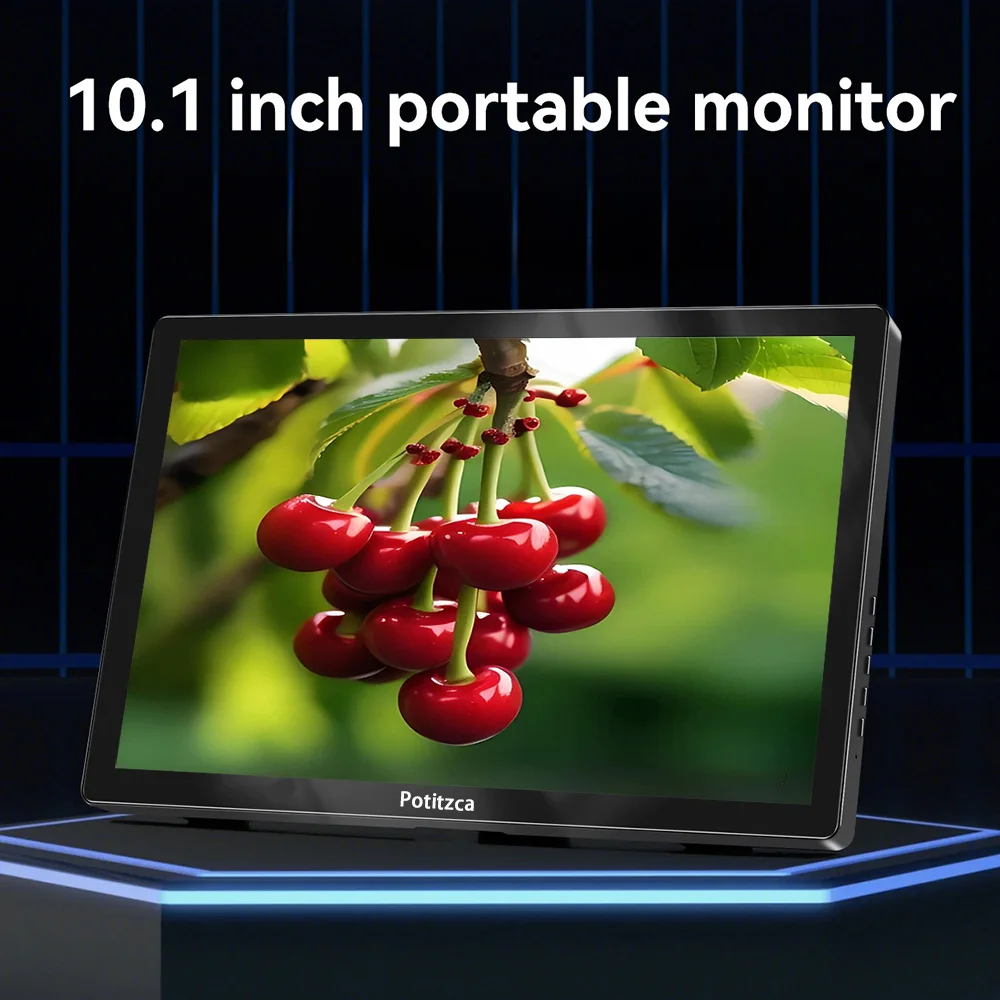 10.1 Inch Portable Monitor Touchscreen 1920x1200 IPS Panel 60Hz Pc gamer Laptop Pc displays  HDMI Compatible With PC Raspberry