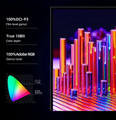 15.6 / 13 Inch 4K OLED Touch Screen Portable Monitor 550Nit USB-C HDMI-Compatible External Gaming Monitor for Xbox Switch Laptop - Image 4