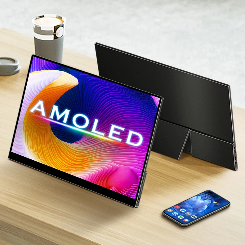 15.6 / 13 Inch 4K OLED Touch Screen Portable Monitor 550Nit USB-C HDMI-Compatible External Gaming Monitor for Xbox Switch Laptop 15.6 / 13 Inch 4K OLED Touch Screen Portable Monitor 550Nit USB-C HDMI-Compatible External Gaming Monitor for Xbox Switch Laptop