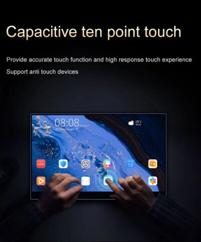15.6 / 13 Inch 4K OLED Touch Screen Portable Monitor 550Nit USB-C HDMI-Compatible External Gaming Monitor for Xbox Switch Laptop - Image 5