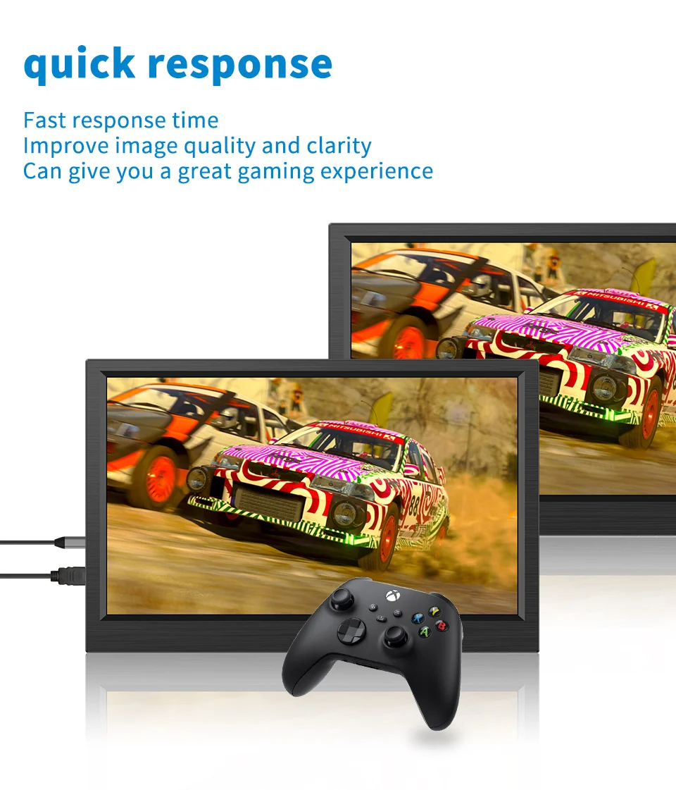 11.6 Inch Portable Monitor HDMI-Compatible Laptop second screen Gaming Extended Display For Switch/PS4/Xbox/Raspberry Pi 11.6 Inch Portable Monitor HDMI-Compatible Laptop second screen Gaming Extended Display For Switch/PS4/Xbox/Raspberry Pi