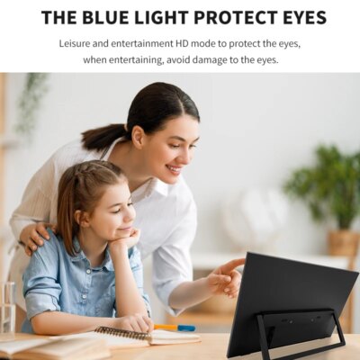 HGFRTEE 15.6 Inch Touch Portable Monitor ADS-IPS 1920*1080P 300cd/m2 Extended Display for Laptop Second Screen XBox PS4/ 5 - Image 6