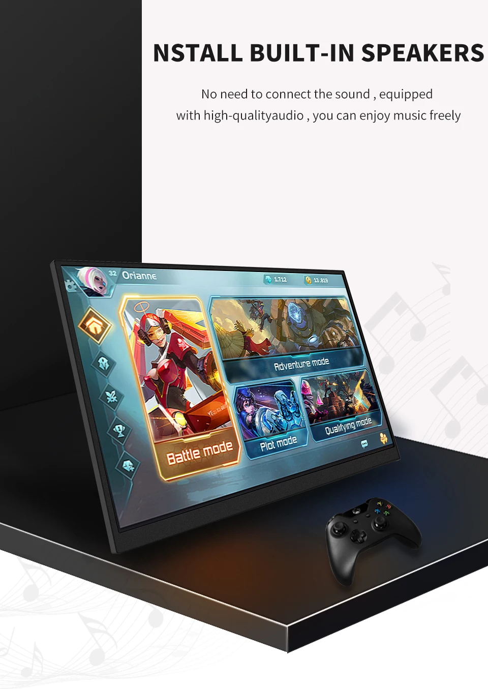 HGFRTEE 15.6 Inch Touch Portable Monitor ADS-IPS 1920*1080P 300cd/m2 Extended Display for Laptop Second Screen XBox PS4/ 5 HGFRTEE 15.6 Inch Touch Portable Monitor ADS-IPS 1920*1080P 300cd/m2 Extended Display for Laptop Second Screen XBox PS4/ 5