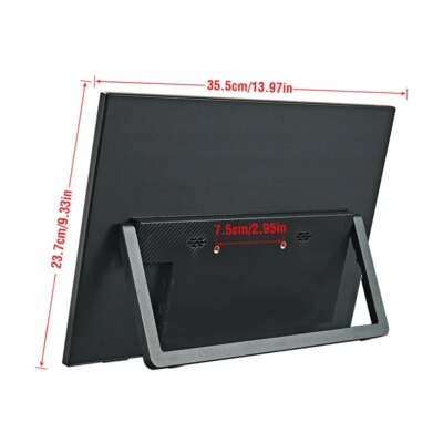 Anmite 16-Inch Portable Touch Monitor 1200P HDR 16:10 Low Blue Light For XBox PS4 / 5 Switch Cell Phone PC Loptop Extension - Image 4