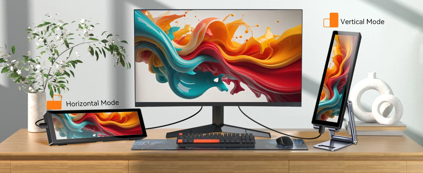 8.8 inch HDMI Touch Long Wide Monitor With Case PC Temperature Display PC Sensor Panel Display Small Extender Monitor 8.8 inch HDMI Touch Long Wide Monitor With Case PC Temperature Display PC Sensor Panel Display Small Extender Monitor