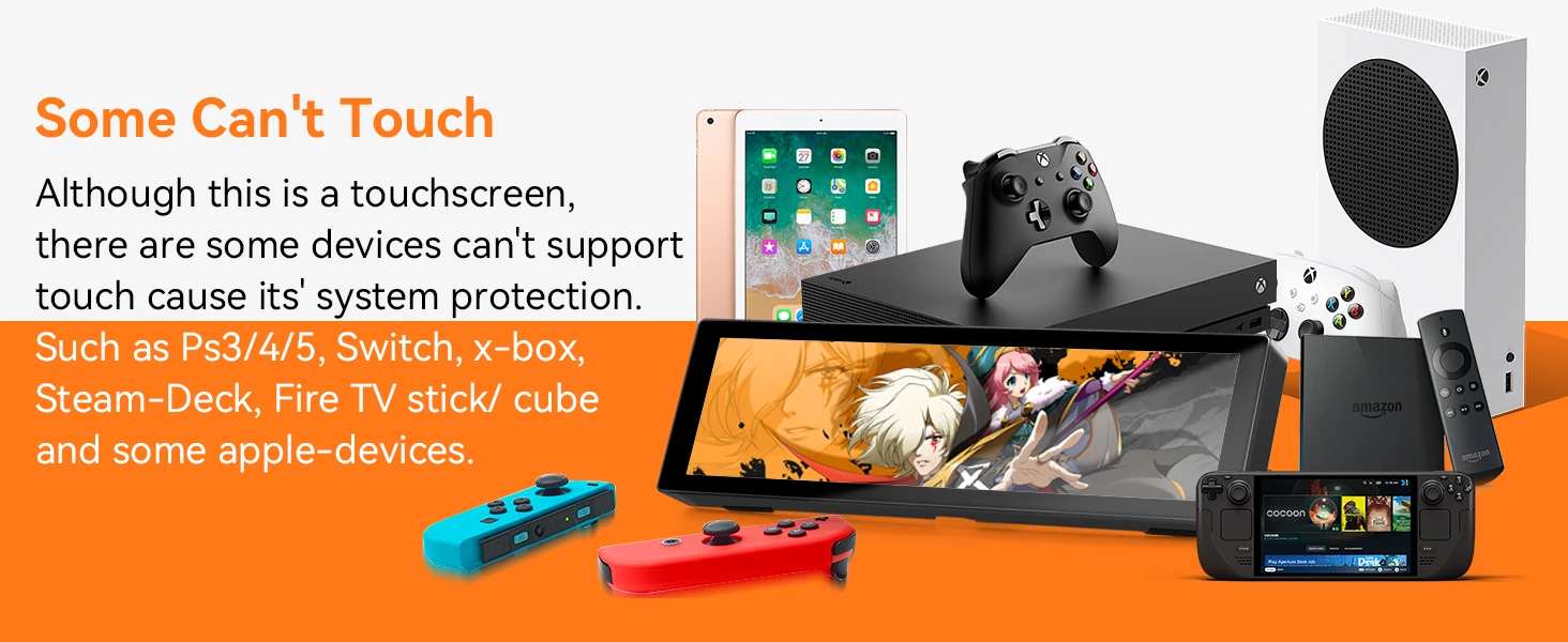 8.8 inch HDMI Touch Long Wide Monitor With Case PC Temperature Display PC Sensor Panel Display Small Extender Monitor 8.8 inch HDMI Touch Long Wide Monitor With Case PC Temperature Display PC Sensor Panel Display Small Extender Monitor