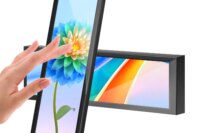 8.8 inch HDMI Touch Long Wide Monitor With Case PC Temperature Display PC Sensor Panel Display Small Extender Monitor