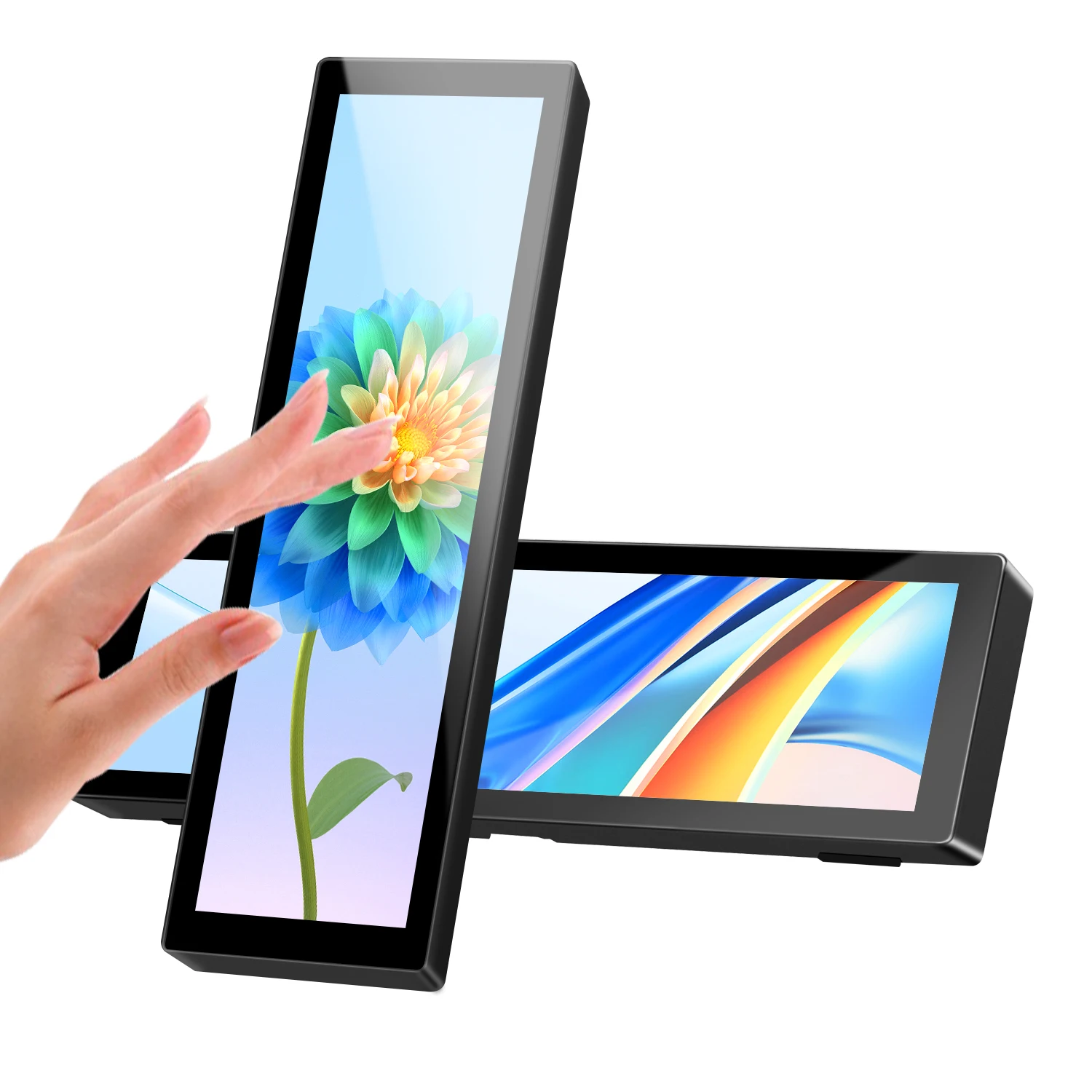 8.8 inch HDMI Touch Long Wide Monitor With Case PC Temperature Display PC Sensor Panel Display Small Extender Monitor 8.8 inch HDMI Touch Long Wide Monitor With Case PC Temperature Display PC Sensor Panel Display Small Extender Monitor