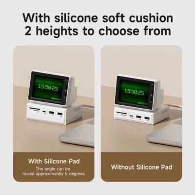 Hagibis 3.5inch IPS Mini Screen AIDA64 Mini PC CPU RAM HDD Data Monitor Display Sub Screen with USB C Hub for Laptop PC MacBook - Image 5