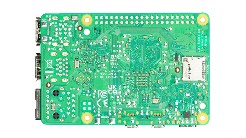 Raspberry Pi5 2GB Laptop, Raspberry pi 5 MIni PC Computer,2.4GHz 64-bit Quad-core Arm Cortex-A76, Bluetooth5.0,BLE Wireless