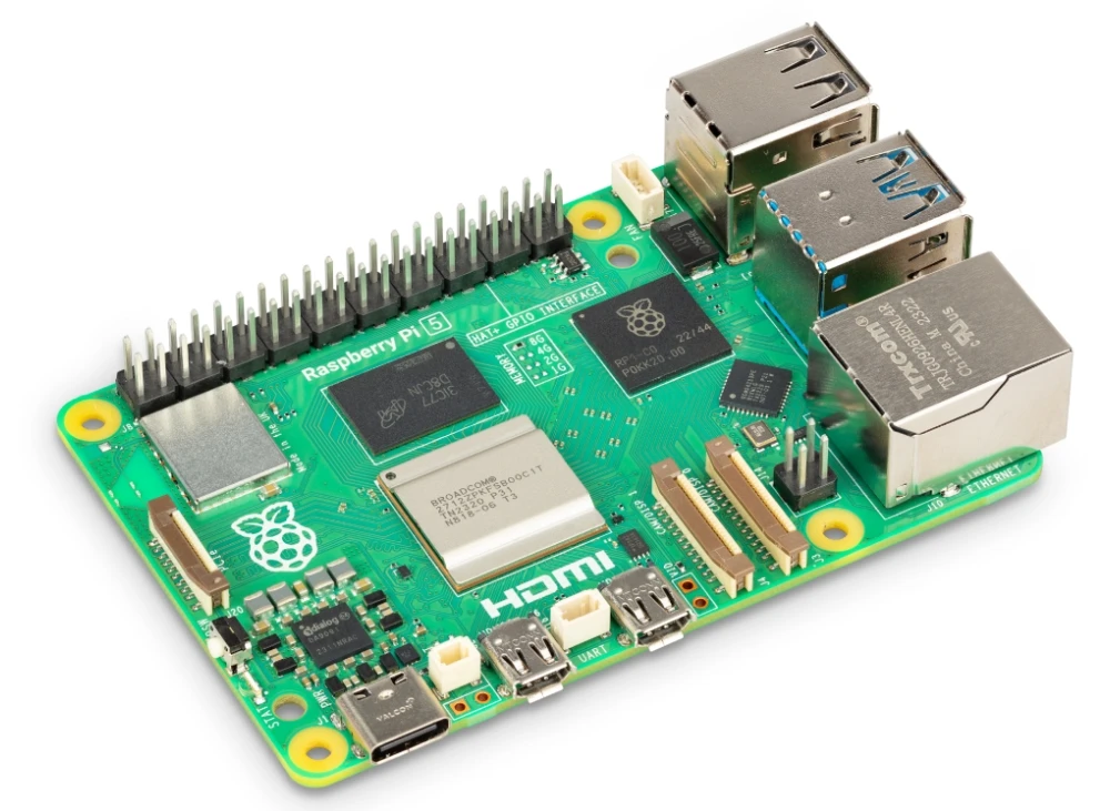 Raspberry Pi5 2GB Laptop, Raspberry pi 5 MIni PC Computer,2.4GHz 64-bit Quad-core Arm Cortex-A76, Bluetooth5.0,BLE Wireless