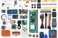 Freenove Ultimate Starter Kit for Raspberry Pi Pico 1 2 W, 767-Page Tutorial, 220 Items, 119 Projects, Python C Java Code