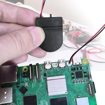 1-10x For Raspberry Pi 5 RTC Battery Box Real Time Clock Holder with Battery/without Battery RTC Clock Battery Kit for RPI 5 Pi5 - Image 3