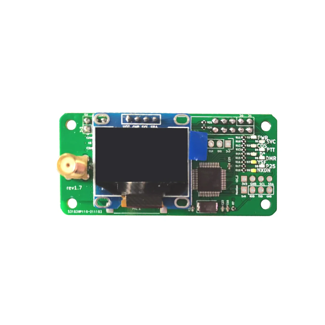 jumbospot UHF&VHF antenna + aluminum shell MMDVM hotspot Support P25 DMR YSF for raspberry pi