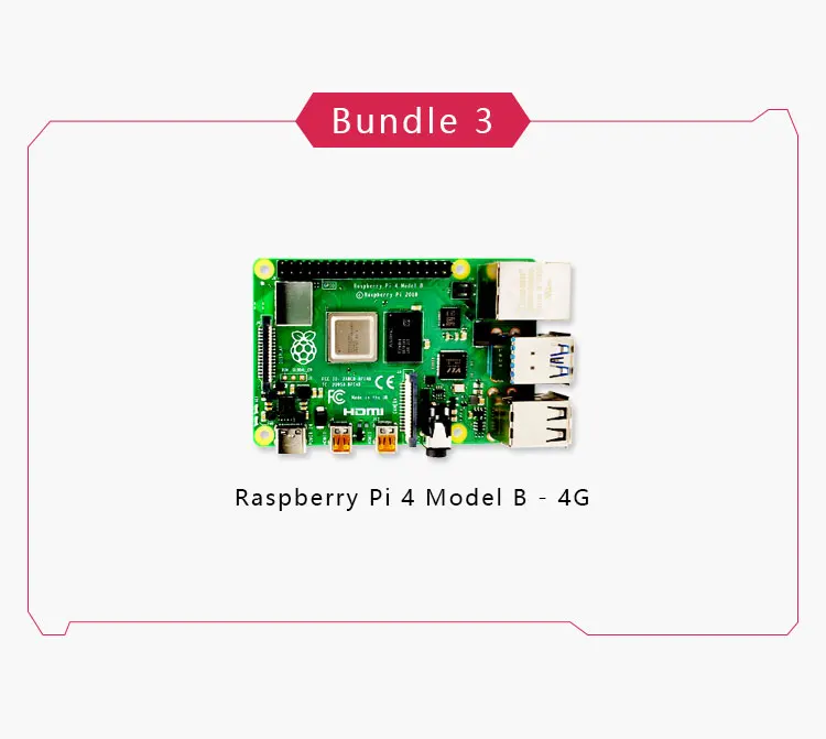 Official Original Raspberry Pi 4 Model B Dev Board Kit RAM 2G 4G 8G 4 Core CPU 1.5Ghz 3 Speeder Than Pi 3B+ Official Original Raspberry Pi 4 Model B Dev Board Kit RAM 2G 4G 8G 4 Core CPU 1.5Ghz 3 Speeder Than Pi 3B+