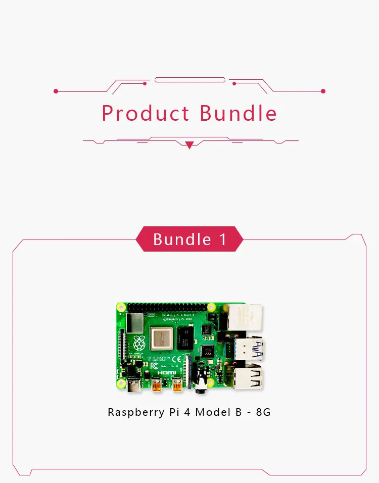 Official Original Raspberry Pi 4 Model B Dev Board Kit RAM 2G 4G 8G 4 Core CPU 1.5Ghz 3 Speeder Than Pi 3B+ Official Original Raspberry Pi 4 Model B Dev Board Kit RAM 2G 4G 8G 4 Core CPU 1.5Ghz 3 Speeder Than Pi 3B+
