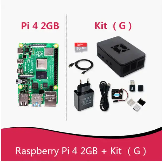 RPI 4B-2GB and Kit 2
