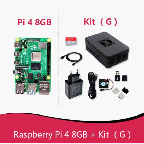RPI 4B-8GB and Kit 2