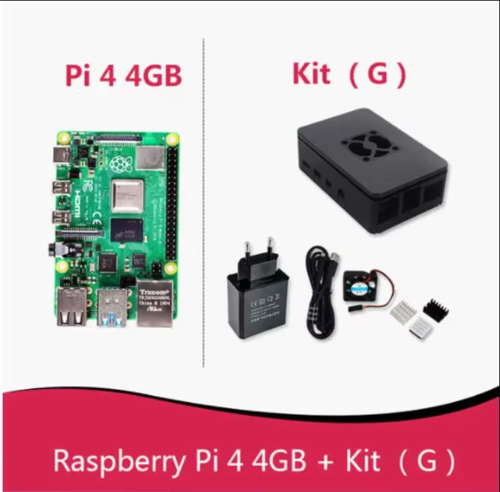 RPI 4B-4GB and Kit 1