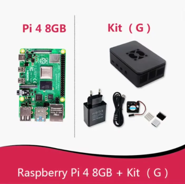 RPI 4B-8GB and Kit 1