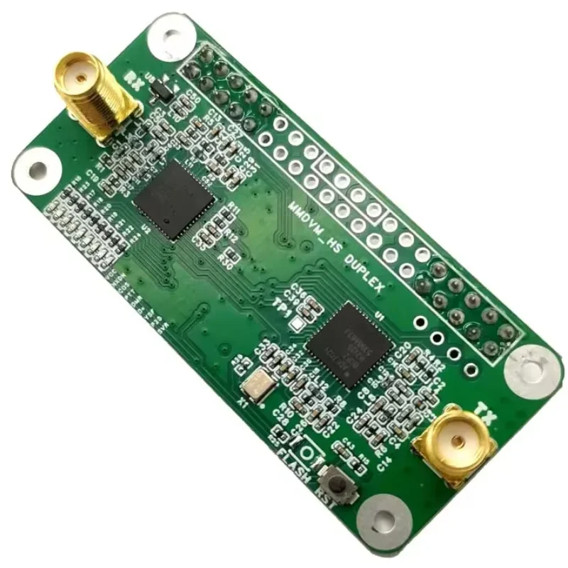 New Version MMDVM HS Dual Duplex Hotspot Board  Support P25 DMR NXDN With OLED 2 Antennas + Case For Raspberry pi Pistar