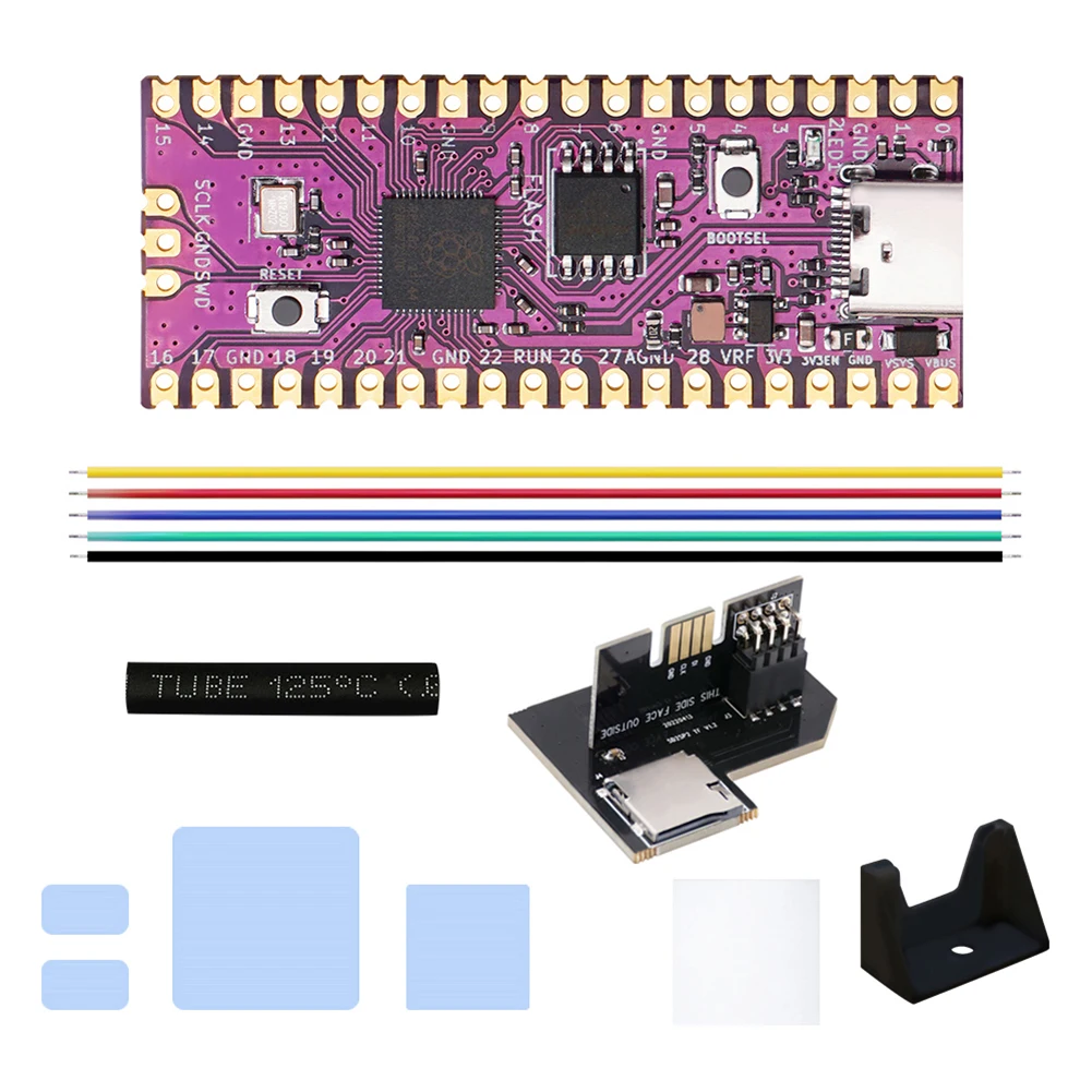 For Raspberry Pi Pico Board Picoboot IPL Replacement Modchip and SD2SP2 Adapter Card Reader For Nintendo GameCube Game Console