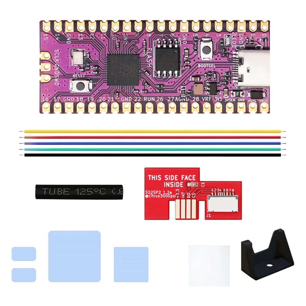 For Raspberry Pi Pico Board Picoboot IPL Replacement Modchip and SD2SP2 Adapter Card Reader For Nintendo GameCube Game Console