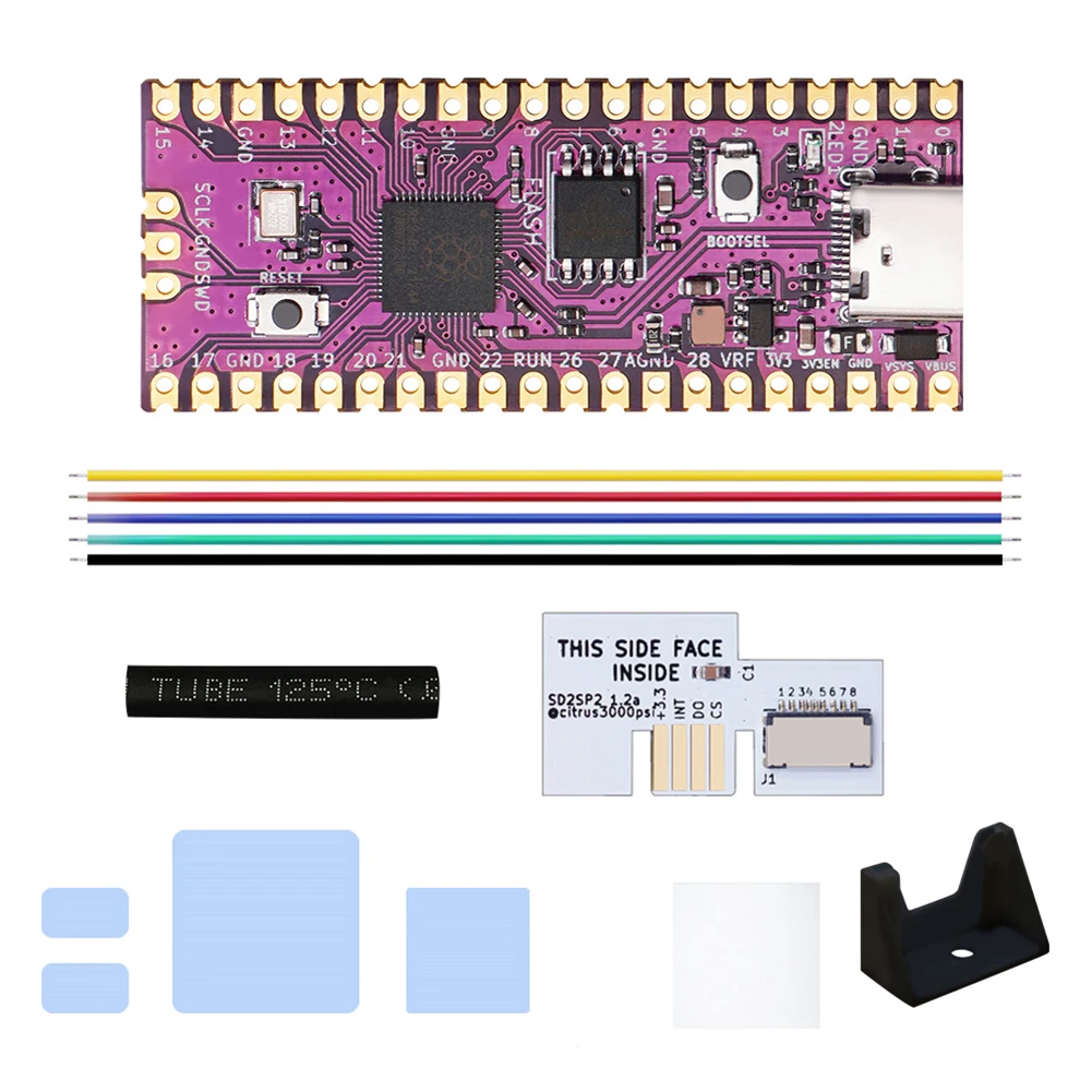 For Raspberry Pi Pico Board Picoboot IPL Replacement Modchip and SD2SP2 Adapter Card Reader For Nintendo GameCube Game Console