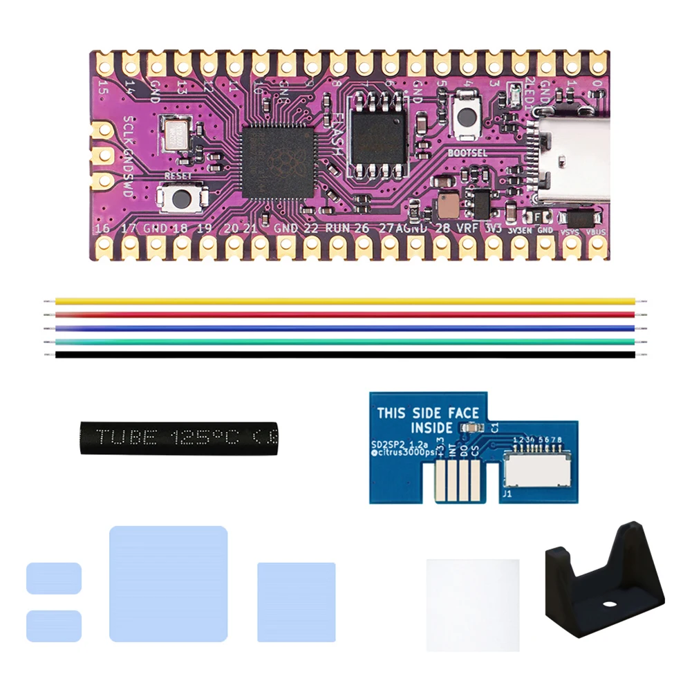 For Raspberry Pi Pico Board Picoboot IPL Replacement Modchip and SD2SP2 Adapter Card Reader For Nintendo GameCube Game Console