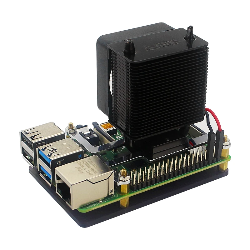 52Pi Raspberry Pi 4 ICE Tower RGB Cooling Fan Copper Tube Cooler Optional Acrylic Case Power Supply for Pi 4B 3B+ 3B 52Pi Raspberry Pi 4 ICE Tower RGB Cooling Fan Copper Tube Cooler Optional Acrylic Case Power Supply for Pi 4B 3B+ 3B