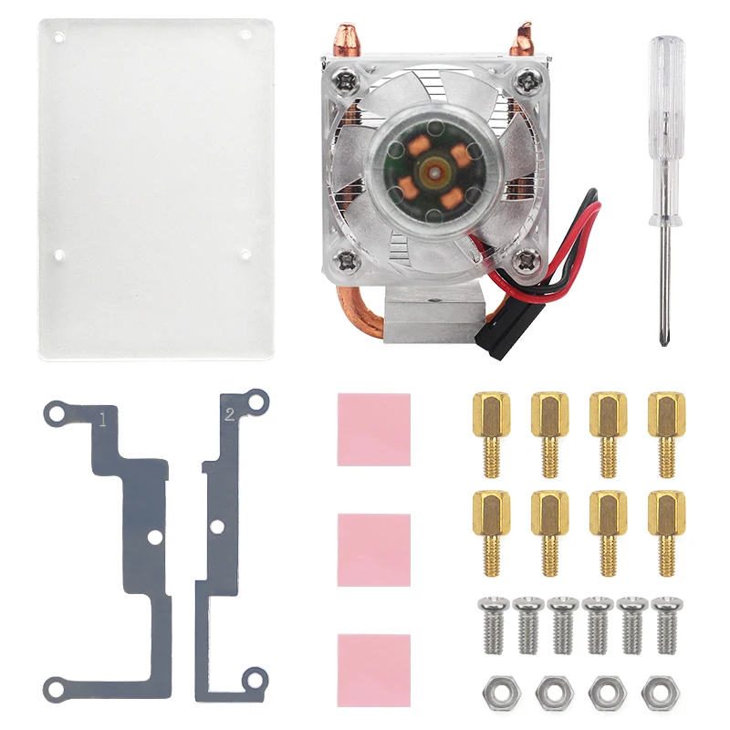 52Pi Raspberry Pi 4 ICE Tower RGB Cooling Fan Copper Tube Cooler Optional Acrylic Case Power Supply for Pi 4B 3B+ 3B 52Pi Raspberry Pi 4 ICE Tower RGB Cooling Fan Copper Tube Cooler Optional Acrylic Case Power Supply for Pi 4B 3B+ 3B