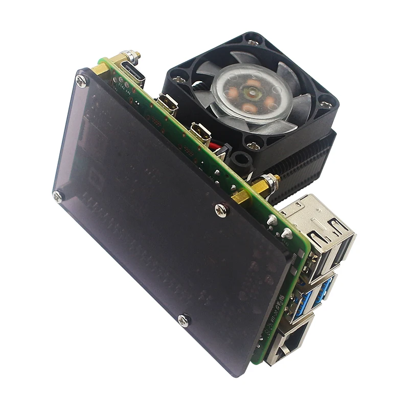 52Pi Raspberry Pi 4 ICE Tower RGB Cooling Fan Copper Tube Cooler Optional Acrylic Case Power Supply for Pi 4B 3B+ 3B 52Pi Raspberry Pi 4 ICE Tower RGB Cooling Fan Copper Tube Cooler Optional Acrylic Case Power Supply for Pi 4B 3B+ 3B