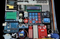 Starter Kit for Arduino Uno R3 - Uno R3 Breadboard and holder Step Motor / Servo /1602 LCD / jumper Wire/ UNO R3