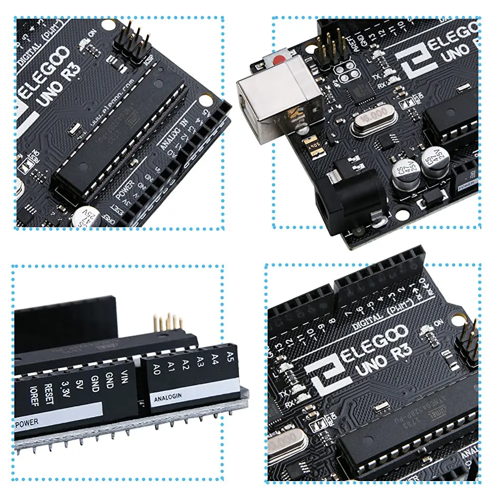 ELEGOO UNO Project Super Starter Kit with Tutorial and UNO R3 Compatible with Arduino IDE DIY Electronic Kit