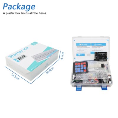 Freenove Ultimate Starter Kit for Arduino UNO R3 V4, 258-Page Detailed Tutorial, 217 Items, 57 Projects - Image 6