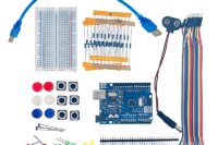DIY Electronic Starter Kit for UNO R3 Arduino Circuit Board Electronics 12-in-1 Programmable Engineering Coding Education STEAM