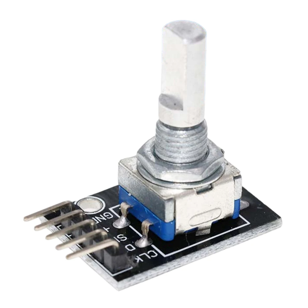 1-10PCS 360 Degree Rotary Encoder Module KY-040 Brick Sensor Development Board with Knob Cap Potentiometer KIT DIY for Arduino