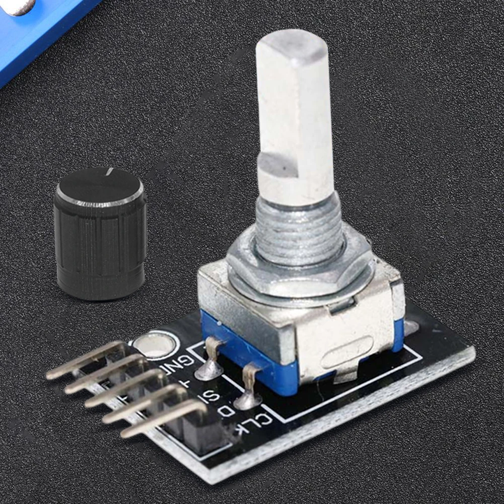 1-10PCS 360 Degree Rotary Encoder Module KY-040 Brick Sensor Development Board with Knob Cap Potentiometer KIT DIY for Arduino