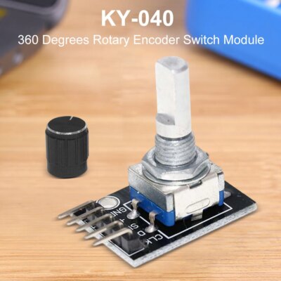 1-10PCS 360 Degree Rotary Encoder Module KY-040 Brick Sensor Development Board with Knob Cap Potentiometer KIT DIY for Arduino - Image 4