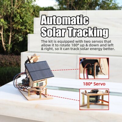 Starter Kit For Arduino Programming Solar Traceker Best Selling DIY Electronics kit STEM School Education Full Version Set +Code - Image 4