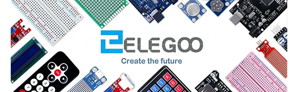 ELEGOO Mega R3 Project The Most Complete Ultimate Starter Kit with TUTORIAL Compatible with Arduino IDE DIY Electronic Kit ELEGOO Mega R3 Project The Most Complete Ultimate Starter Kit with TUTORIAL Compatible with Arduino IDE DIY Electronic Kit