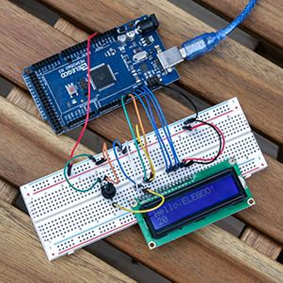 ELEGOO Mega R3 Project The Most Complete Ultimate Starter Kit with TUTORIAL Compatible with Arduino IDE DIY Electronic Kit ELEGOO Mega R3 Project The Most Complete Ultimate Starter Kit with TUTORIAL Compatible with Arduino IDE DIY Electronic Kit