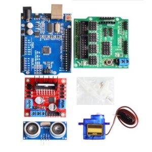 New Avoidance tracking Motor Smart Robot Car Chassis Kit Speed Encoder Battery Box 2WD Ultrasonic module For Arduino kit - Image 4