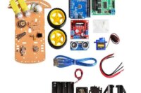New Avoidance tracking Motor Smart Robot Car Chassis Kit Speed Encoder Battery Box 2WD Ultrasonic module For Arduino kit