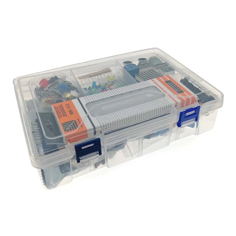 UNO R3 Project Most Complete Starter Kit with Tutorial Compatible with Arduino IDE (63 Items) DIY Electronic Kit