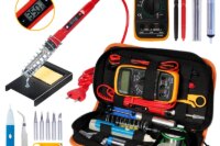 Temperature Electric Soldering Iron Kit 110V 220V 80W LCD Solder Welding Tools With XL830L Multimeter Welding Tool Kit
