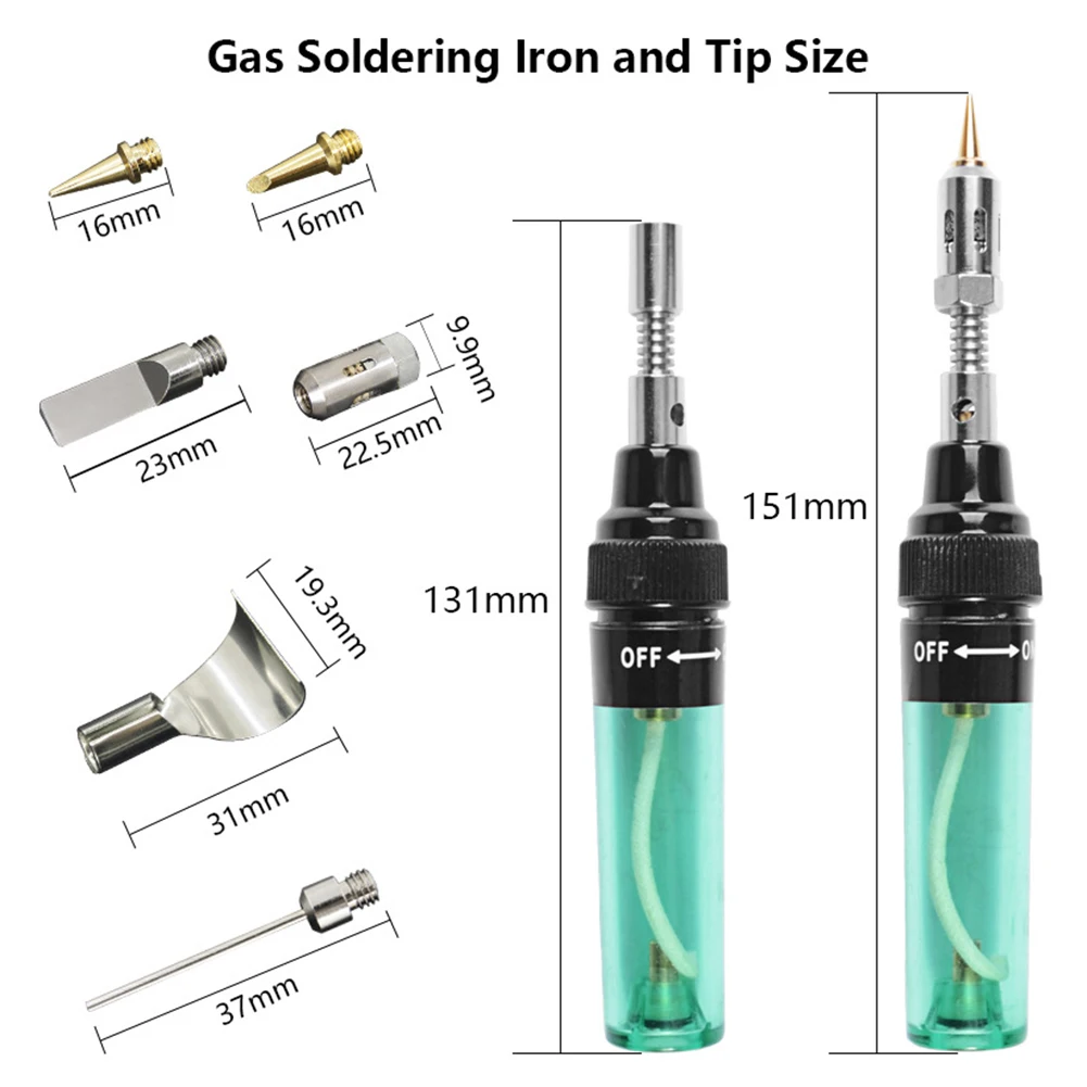 Wireless Gas Blow Torch Soldering Solder Iron Cordless Butane Tip Tool Welding Pen Burner Welding Soldering Kit Wireless Gas Blow Torch Soldering Solder Iron Cordless Butane Tip Tool Welding Pen Burner Welding Soldering Kit