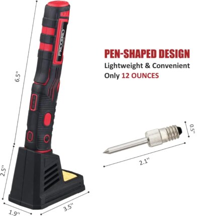 FROGBRO Cordless Soldering Iron 1800mAh Rechargeable Soldering Tool Professional Portable Welding Tool Electronic Soldering Kit - Image 6